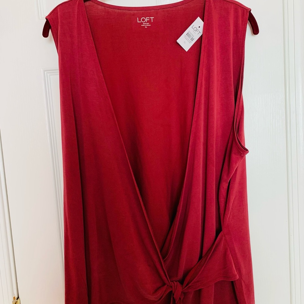 NWT LOFT wrap top
